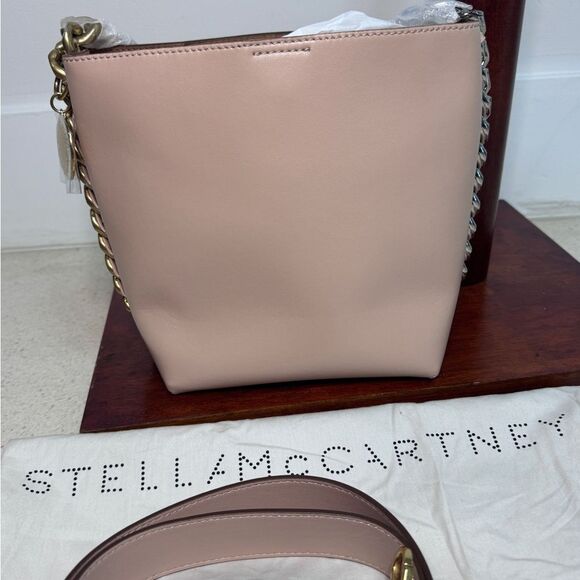 Stella McCartney Frayme Bucket Bag in Nude - Picture 10 of 10
